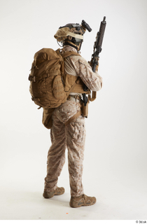 Casey Schneider Paratrooper in Desert Marpat Pose 2 standing whole…